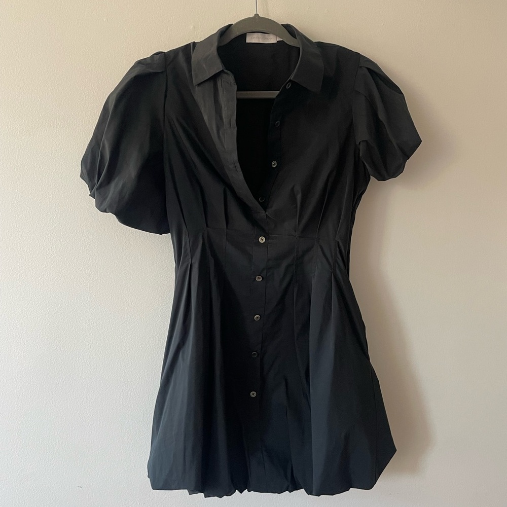Johnathan simkhai Cleo bubble hem mini dress - Picture 3 of 6
